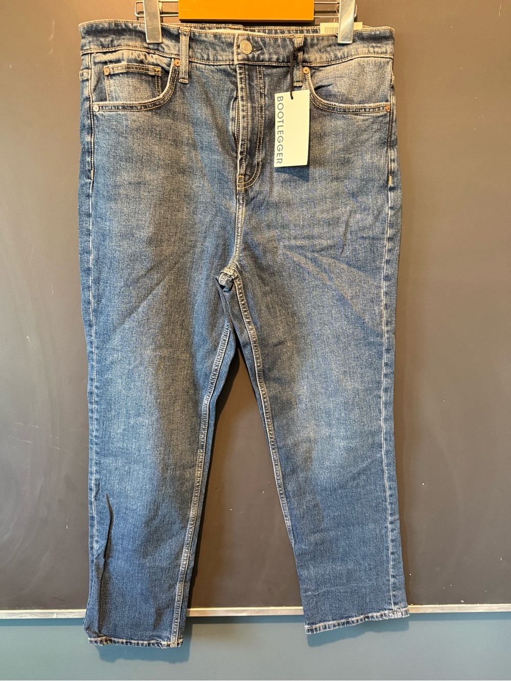 Bootlegger Women’s Ava Stovepipe High-Rise Jeans - Medium Blue